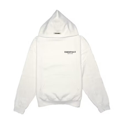 Essentials Photo Pullover White Hoodie