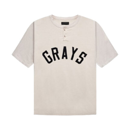 Fear OF God Grays Henley Cream Tee